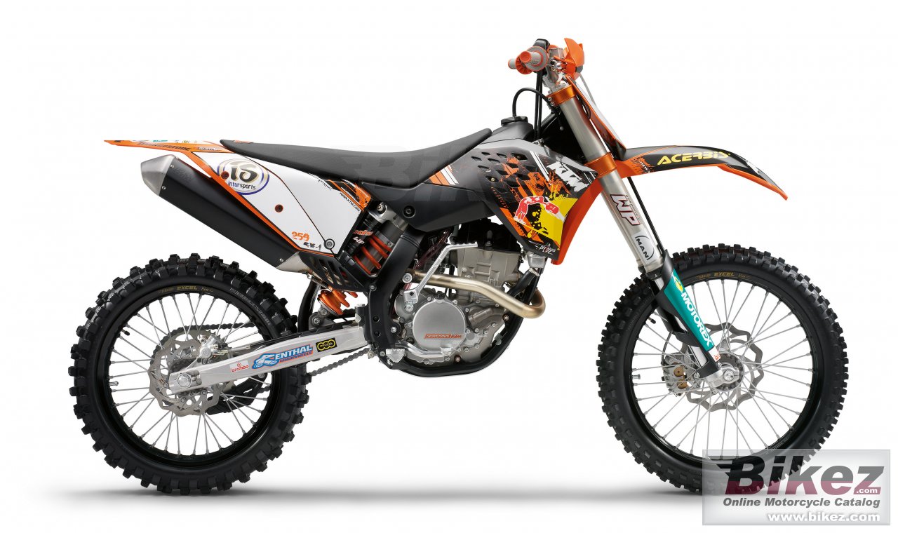 Big KTM 250 sx-f picture and wallpaper from Bikez.com